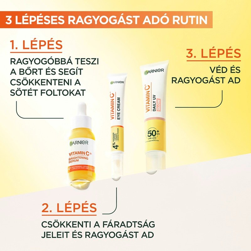 C-vitaminos szemkörnyékápoló krém a szemkörnyék ragyogásáért - 10